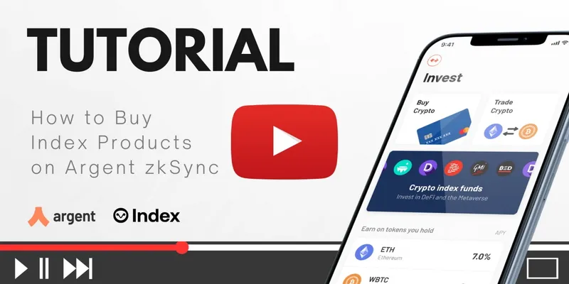 How to Buy Crypto Indexes on Argent zkSync