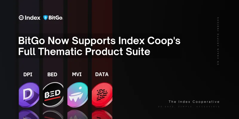 BitGo Supports $MVI $BED $DATA $DPI