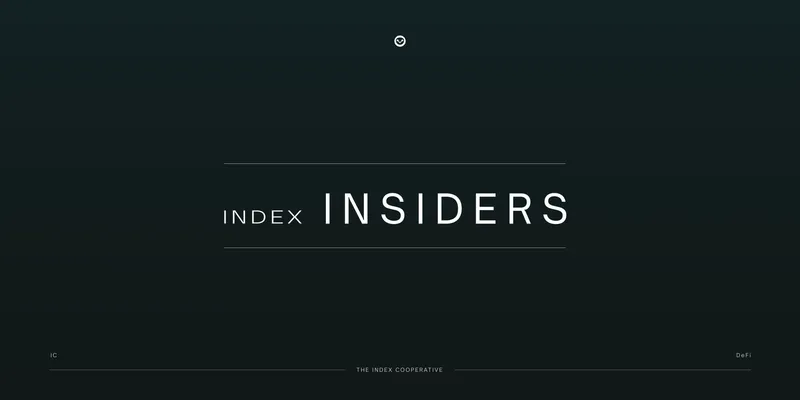 Introducing the INDEX Insiders Program for Tokenholders